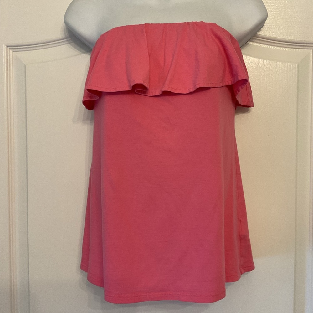 Lilly Pulitzer Pink Strapless Top